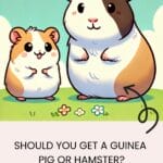 Guinea pig and hamster comparison.